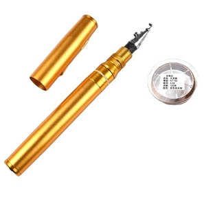 Portable <strong>Pocket</strong> Telescopic 1.75m <strong>Mini</strong> <strong>Pen</strong> Shape <strong>Fishing</strong> <strong>Rod</strong> and <strong>Fishing</strong> Reel Combos - Product Image 1