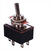 Interruptor de Palanca de 4 Pines 15A ON/OFF, 6A 250V, IP14, Conexión Sólida 3P, Funcionamiento Preciso para Dispositivos Generales