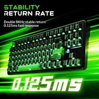 Teclado Mecánico para Juegos Attack Shark X87 Ultra de 87 Teclas, Tri-Modo, 8KHz, Gasket, Intercambiable en Caliente, con Pantalla de Matriz de Puntos para PC y Esports