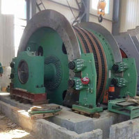 Enrouleur de mine à friction à 4 cordes 20 tonnes Skip Histing Koepe Poulie Design