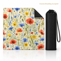 Tapis de Mahjong en Jacquard de Luxe Moderne avec Bordures Renforcées et Sac de Rangement – OEM, Marque Privée, Image Personnalisée Disponible, Vente en Gros pour le Poker