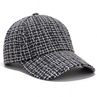 Cómoda Gorra de Béisbol Unisex de Tweed Británico con Estampado Oxford a Cuadros, Leopardo y Frutas, Estilo Pintor, Deportiva, con Textura Dobby, Pequeña, Fragrant Wind Four