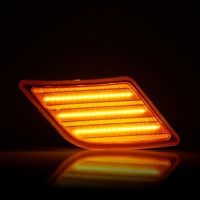 2 pièces, pièces automobiles, lampe de voiture, pare-chocs avant, marqueur latéral LED pour Mercedes Benz W204 C300