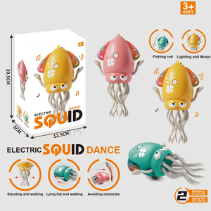 Mainan Gurita Cumi-cumi Bechotoy Produk Baru, Dapat Diisi Ulang, Dilengkapi Fungsi Sensor, Dapat Berjalan, Dilengkapi Lampu dan Musik - Product Image 2