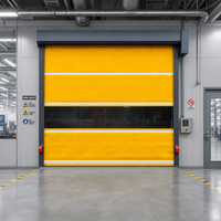 Porte Rapide Industrielle Motorisée en PVC, Vente en Gros Direct Usine pour Entrepôt, Usine et Atelier