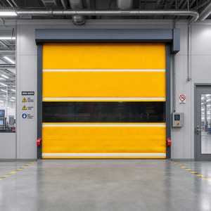Porte Rapide Industrielle Motorisée en PVC, Vente en Gros Direct Usine pour Entrepôt, Usine et Atelier - Product Image 1