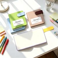 Carnet de poche mignon, pages intérieures vierges, couleurs macaron variées, agenda portable pour étudiants, bureau, écriture, cadeau