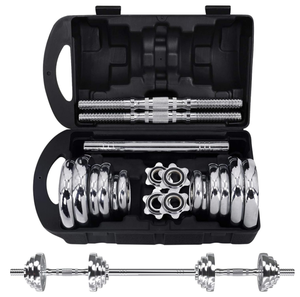 OME Home Gym Equipment Cheap Adjustable <b>Weights</b> Electroplated Dumbbells Set <b>for</b> <b>Sale</b> - Product Image 4