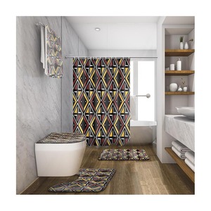 Géométrique polyester <span class=keywords><strong>Rideau</strong></span> <span class=keywords><strong>De</strong></span> <span class=keywords><strong>Douche</strong></span> Vintage Ferme Carrelage Marocain <span class=keywords><strong>Motif</strong></span> Moderne Art Maison Décor <span class=keywords><strong>De</strong></span> Salle <span class=keywords><strong>De</strong></span> Bain <span class=keywords><strong>Rideau</strong></span> - Product Image 1
