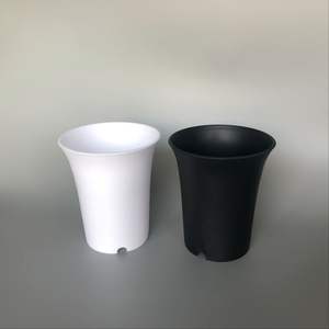 16*17,9 cm blanco negro balcón redondo plástico profundo alto flor vivero maceta de malla para <span class=keywords><strong>Cactus</strong></span> suculenta - Product Image 3