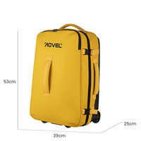 Sac de voyage à roulettes personnalisé grande capacité, en polyester indéchirable et résistant à l'eau, idéal pour les voyages