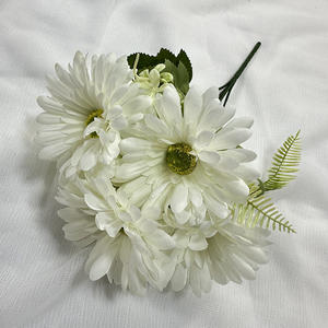 MeiYang 5 cabezas GuanYin crisantemo DKB boda flor de seda arreglos florales elegante corredor de pasillo Floral - Product Image 5