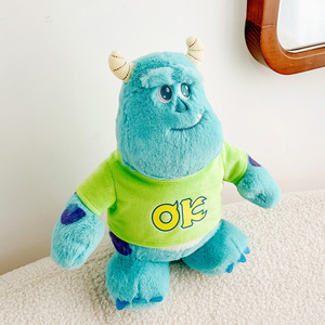 Al por mayor: Peluche de monstruo azul peludo, muñeco <span class=keywords><strong>Sullivan</strong></span>, almohada grande y adorable para comercio exterior, juguete para puestos callejeros, llavero intercambiable - Product Image 3