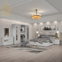 Lit Double King Size Moderne en Bois avec Rangement et Massage, Meuble de Chambre à Coucher de Luxe à Prix Abordable