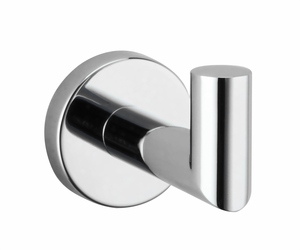 ตะขอแขวนเสื้อคลุมเดี่ยวติดผนังแบบทันสมัยตะขอแขวนในห้องน้ำทำจากสังกะสีผสมโครเมี่ยม - Product Image 6