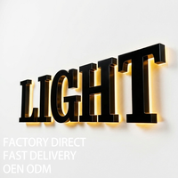 Enseignes LED personnalisées avec logo, lettres rétroéclairées, enseigne de devanture de magasin, enseigne LED pour la publicité du logo de la devanture de magasin