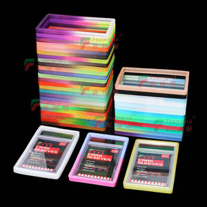 Mix Color 2 3 4 Color Glitter TPU Card Protector Bumper Guard Cover Case para PSA BGS SGC 35PT Trading Card Slab Protection - Product Image 3