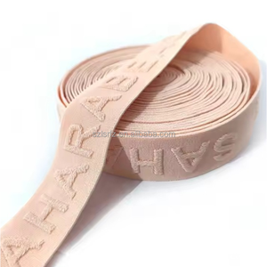 Tùy chỉnh lớn lên 3D logo Nylon <span class=keywords><strong>Jacquard</strong></span> ban nhạc đàn hồi cho đồ lót thể thao mặc - Product Image 6