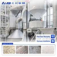 Ligne de production de litière pour chats LANE 1-5 T/H, machine granulatrice de bentonite, usine de fabrication de granulés de litière agglomérante pour chats