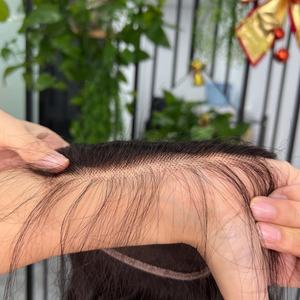 Perruque en dentelle 13x4 Ms-Beauty, cheveux humains naturels, vague d'eau, pré-épilés, entièrement personnalisés, cheveux vietnamiens, cuticules alignées, perruque en dentelle frontale - Product Image 5