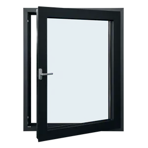 NFRC Standard Double Glazed Aluminum Tilt And Turn Windows Thermal Break Aluminium Windows