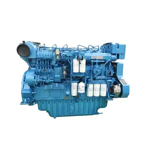 नई मूल Turbocharged 650hp 1800rpm Weichai 6M33 श्रृंखला 6M33C650-18 समुद्री डीजल इंजन