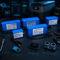 Paket Baterai Lithium Isi Ulang Tahan Suhu Rendah 12V Kulkas Pendingin Mobil Sensor Paket Baterai