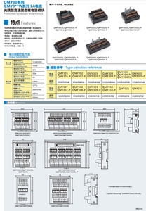 Qmy305/305-p 32 ערוץ plc שליטה 24v photomos ssr פלט מודול ממסר 60v 0.5a מהירות גבוהה חיים ארוכה - Product Image 3