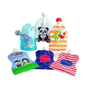 Pochette souple personnalisable avec bec verseur, réutilisable, vide, en plastique, pour emballage de boissons <span class=keywords><strong>maison</strong></span> (jus, smoothies, liquides) - Product Image 6