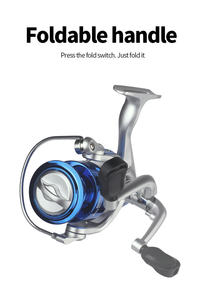 New Spinning Reel AK 1000-7000 Max <span class=keywords><strong>Drag</strong></span> 5KG 5.<span class=keywords><strong>2</strong></span>:1 Roda Gigi Penggerak Logam Kecepatan Tinggi Gulungan Pancing Air Asin - Product Image 3