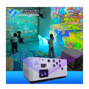 Parco giochi al coperto soft play ball pit interactive wall hologram projector games bambini kids playground game machine