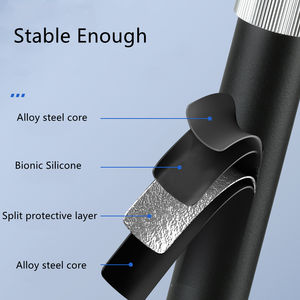 Support de projecteur de sol universel à hauteur stable et réglable de 23 à 49 pouces avec trépied inclinable à tête sphérique pivotante à 360 degrés - Product Image 2