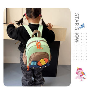<span class=keywords><strong>Sac</strong></span> à dos pour enfants garçons résistant aux rayures et durable, design camion bétonnière 3D, pour la maternelle, la préscolaire, l'usage quotidien en extérieur - Product Image 6