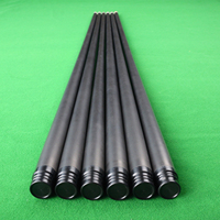 Manche de queue de billard en fibre de carbone de haute qualité, sur mesure, diamètre extérieur de la pointe 12,9 mm à 21,4 mm, 12,9*21,4*742 mm, pour snooker et billard, fabriqué par SW Factory.