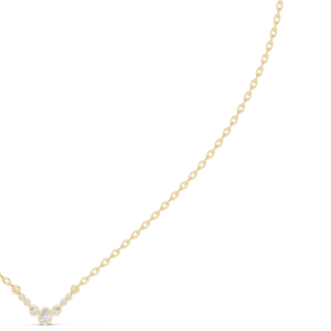 Collar de Lujo con Diamantes Engastados en Bisel y Diseño de Chevron Graduado para Mujer, Joyería de Lujo Disponible al Mejor Precio - Product Image 2