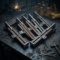 Pièces de machines de construction en acier Q345B haute résistance, pièces de rechange pour base de fondation en acier soudé