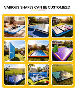 Tappetino Gonfiabile <span class=keywords><strong>per</strong></span> Yoga Aereo, Materasso ad Aria <span class=keywords><strong>per</strong></span> Palestra, Tappeto Gonfiabile <span class=keywords><strong>per</strong></span> <span class=keywords><strong>Ginnastica</strong></span> e Fitness - Product Image 2