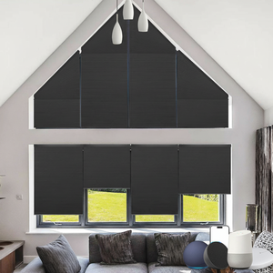 Persianas Celulares Triangulares Inteligentes Motorizadas Inalámbricas con <span class=keywords><strong>Control</strong></span> <span class=keywords><strong>Remoto</strong></span> Eléctrico para Sala de Estar - Product Image 2
