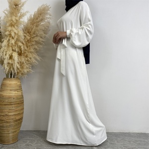 6673 #   Nuevo Vestido Elegante Informal Versátil de Color Blanco con Bolsillos y Forro en Material Nida - Product Image 4