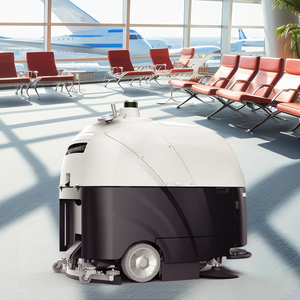 SC80 Robotic <b>Floor</b> <b>Cleaner</b> Scrubber Unmanned Autonomous Robot <b>Floor</b> Scrubber and <b>Mopping</b> - Product Image 1