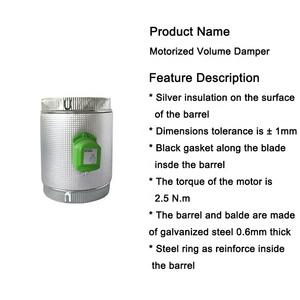 มอเตอร์ควบคุมปริมาณลมสำหรับเครื่องปรับอากาศ HVAC - Product Image 3