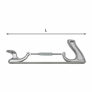 Barre de démolition industrielle 416 N de 360 mm avec extrémité à griffes, outil de démolition antidérapant, barre droite de 2 pouces de largeur - Product Image 1