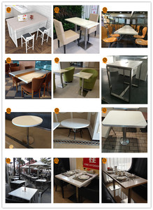 Bàn Ăn Bằng Đá Nhân Tạo Bàn Ăn Bằng Đá Cẩm Thạch Với Chân Bằng Gang Đúc - Product Image 3