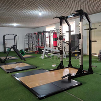 Plataforma de Entrenamiento de Fuerza con Soporte para Sentadillas de Acero Inoxidable para Gimnasio, Equipo de Gimnasio Comercial