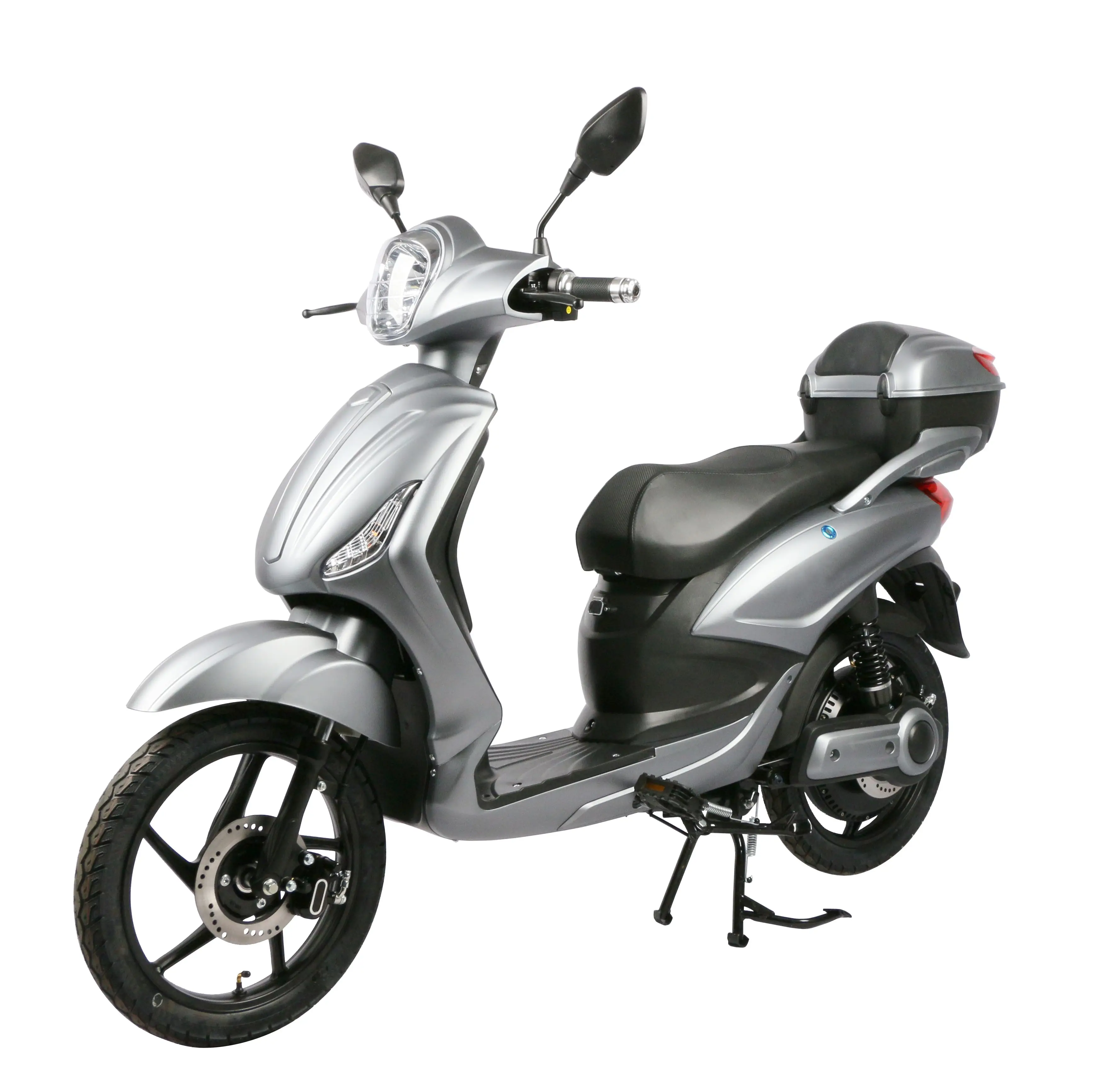 EEC COC Certified Electric Bike Scooter 18 Inch Moped with Powerful LCD Display for Adults Mobility up to 40Km/h