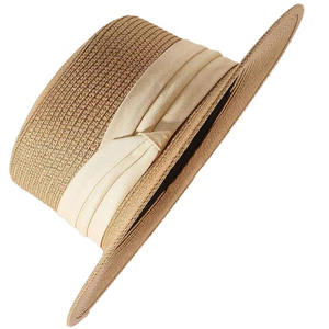 Bán buôn giá rẻ UV bảo vệ rơm boater mũ thủy thủ Skimmer mũ rơm mùa hè Sun <span class=keywords><strong>hat</strong></span> - Product Image 3