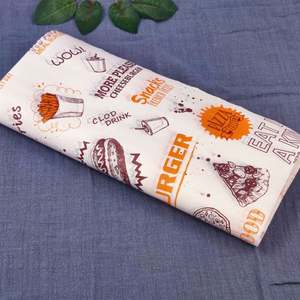 Papier d'emballage personnalisé pour sandwichs de charcuterie, qualité alimentaire, pour hamburgers, fournisseur d'emballages en papier ciré - Product Image 4