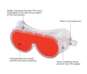Gafas DE SEGURIDAD antivaho con marco de PC, lentes de policarbonato, gafas protectoras de soldadura para el trabajo - Product Image 3