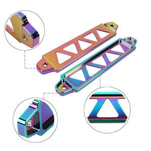 Voiture universelle en alliage d'aluminium + insigne d'aile en fibre de carbone emblème/autocollant néo-chrome é<span class=keywords><strong>vent</strong></span> latéral - Product Image 3