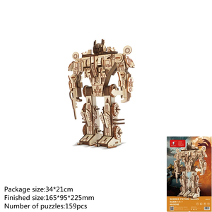 <span class=keywords><strong>2025</strong></span> Mới Bằng Gỗ Mô Hình <span class=keywords><strong>Robot</strong></span> 3D Câu Đố Đồ Chơi Tự Làm Lắp Ráp Gỗ Thủ Công Mỹ Nghệ Trẻ Em Món Quà Đồ Chơi - Product Image 2